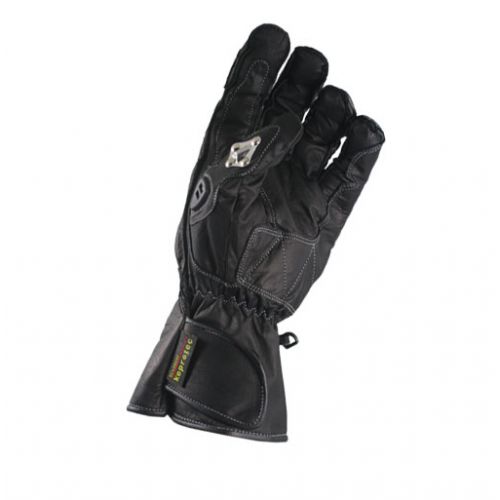 Xelement Premium Leather Stainless Steel Padded Racing Gloves